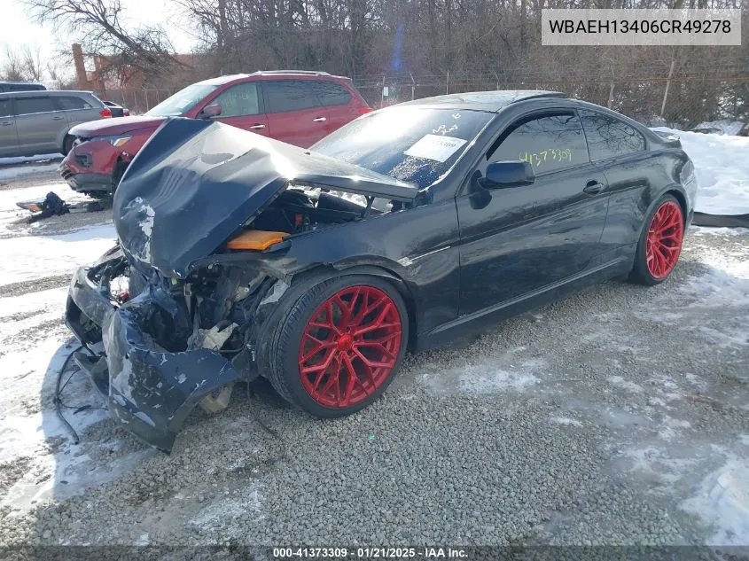 2006 BMW 650I VIN: WBAEH13406CR49278 Lot: 41373309