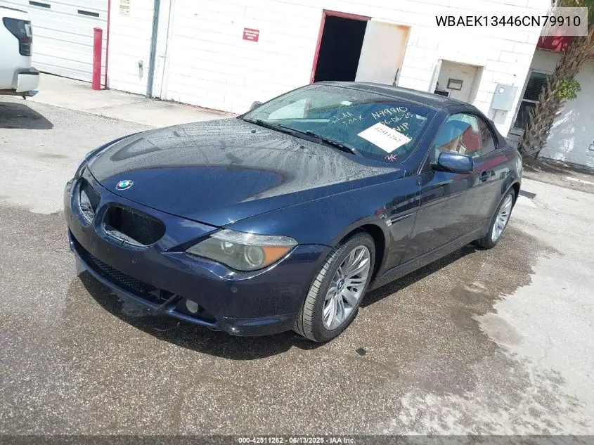 2006 BMW 650I VIN: WBAEK13446CN79910 Lot: 42511262