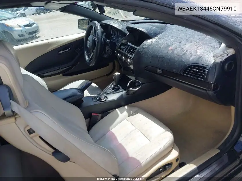 2006 BMW 650I VIN: WBAEK13446CN79910 Lot: 42511262