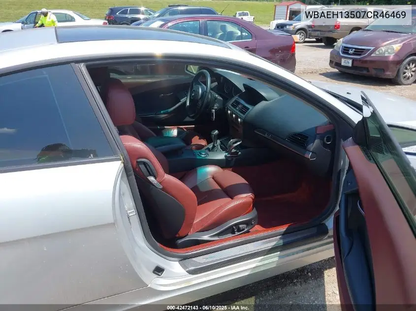 2007 BMW 650I VIN: WBAEH13507CR46469 Lot: 42472143