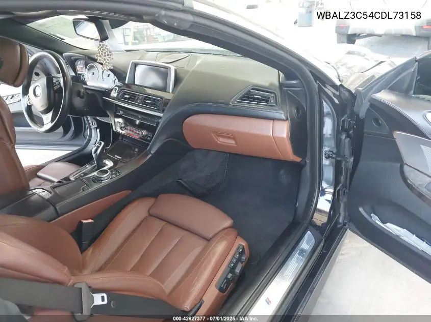 2012 BMW 650I VIN: WBALZ3C54CDL73158 Lot: 42627377