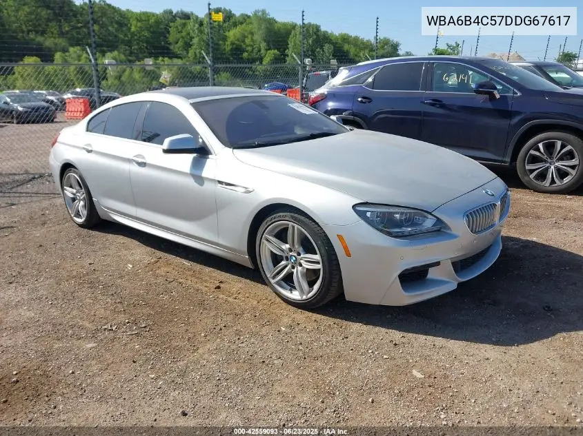 2013 BMW 650I Gran Coupe xDrive VIN: WBA6B4C57DDG67617 Lot: 42559093
