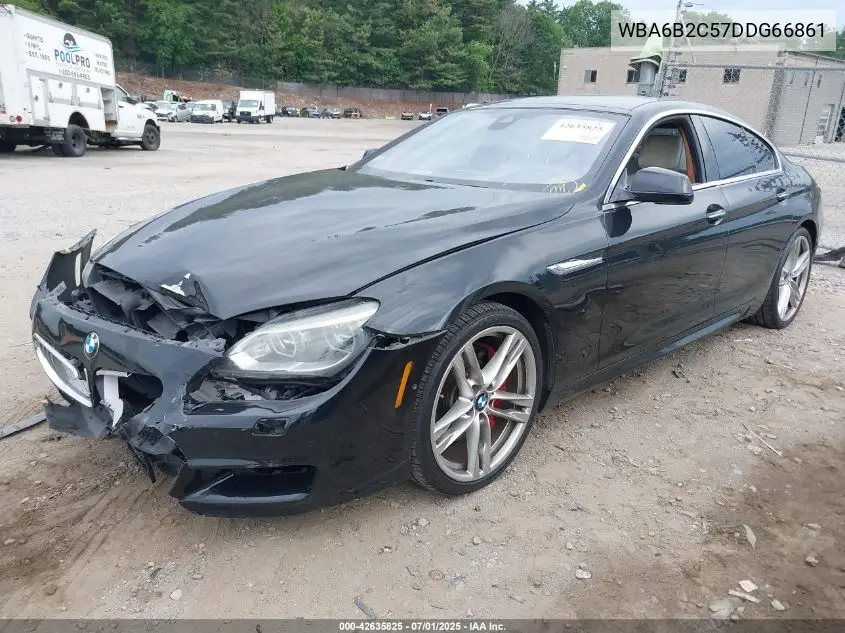 2013 BMW 650I Gran Coupe VIN: WBA6B2C57DDG66861 Lot: 42635825