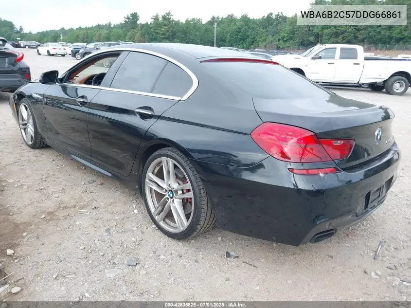 2013 BMW 650I Gran Coupe VIN: WBA6B2C57DDG66861 Lot: 42635825