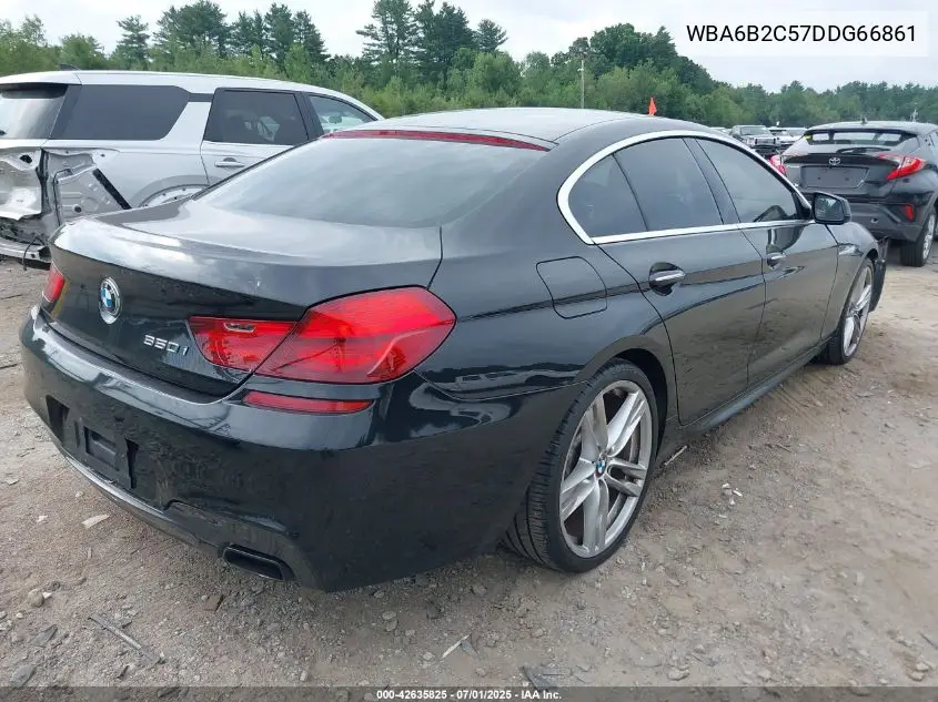 2013 BMW 650I Gran Coupe VIN: WBA6B2C57DDG66861 Lot: 42635825