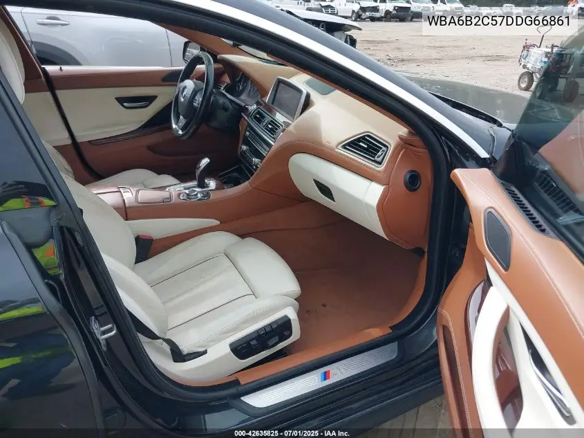 2013 BMW 650I Gran Coupe VIN: WBA6B2C57DDG66861 Lot: 42635825