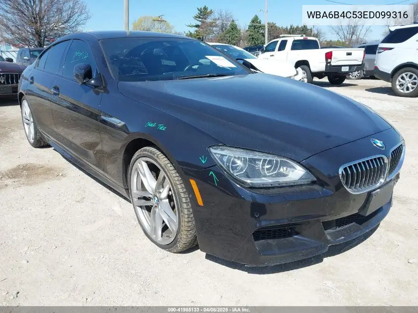 2014 BMW 650I Gran Coupe xDrive VIN: WBA6B4C53ED099316 Lot: 41985133