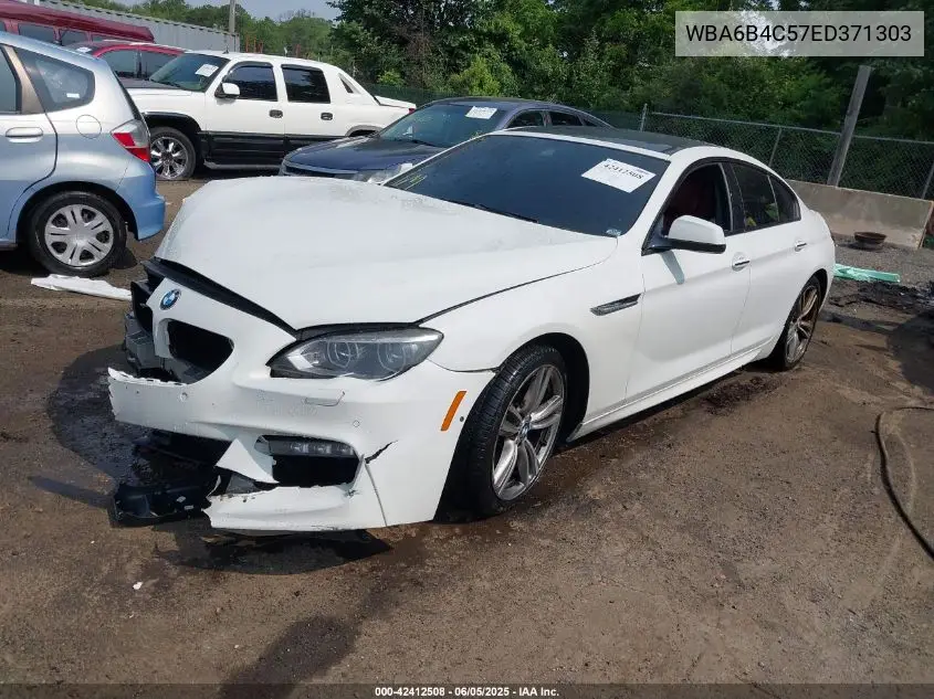 2014 BMW 650I Gran Coupe xDrive VIN: WBA6B4C57ED371303 Lot: 42412508