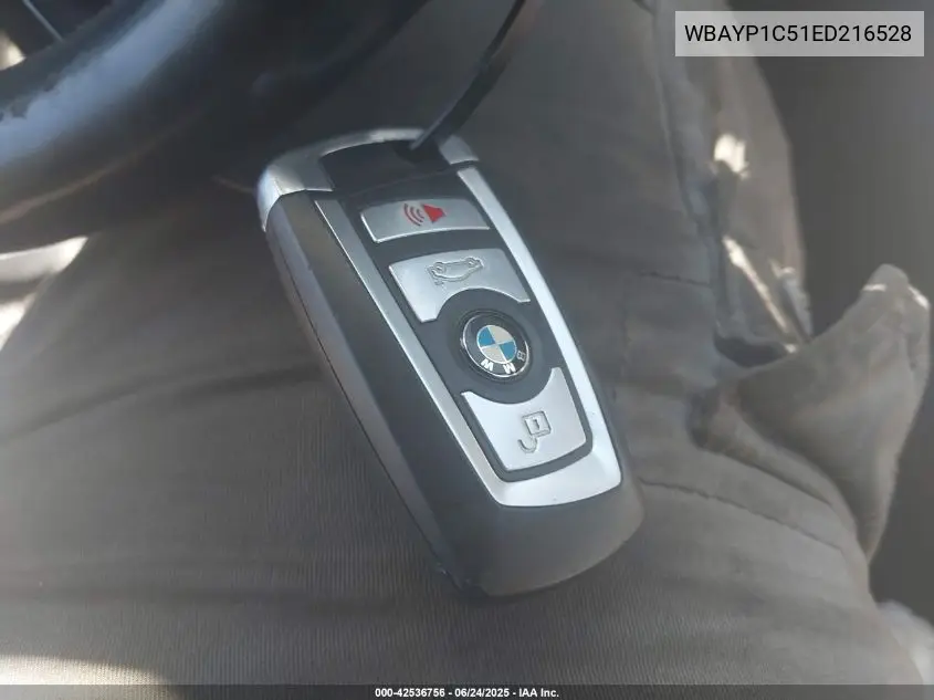 2014 BMW 650I xDrive VIN: WBAYP1C51ED216528 Lot: 42536756