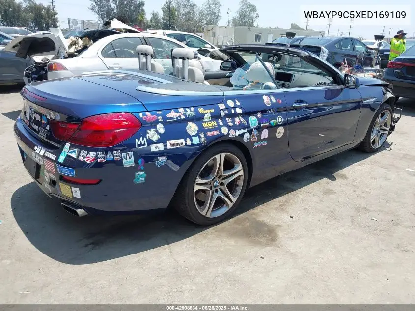 2014 BMW 650I VIN: WBAYP9C5XED169109 Lot: 42608834