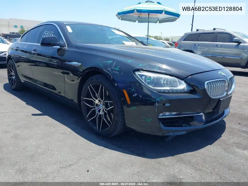 2014 BMW 650I Gran Coupe VIN: WBA6B2C53ED128804 Lot: 42615855