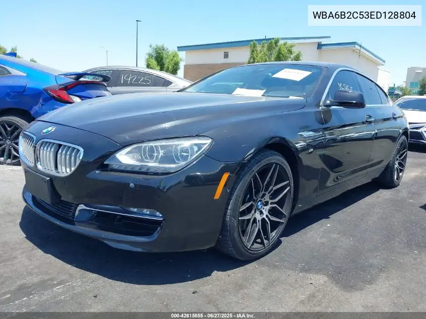 2014 BMW 650I Gran Coupe VIN: WBA6B2C53ED128804 Lot: 42615855