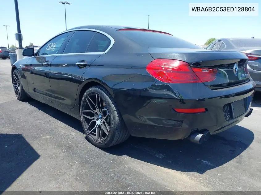 2014 BMW 650I Gran Coupe VIN: WBA6B2C53ED128804 Lot: 42615855