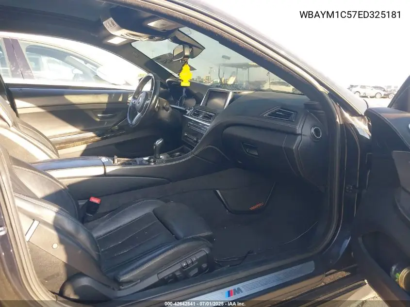 2014 BMW 650I xDrive VIN: WBAYM1C57ED325181 Lot: 42642541