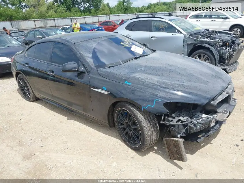 2015 BMW 640I Gran Coupe xDrive VIN: WBA6B8C56FD453614 Lot: 42534852