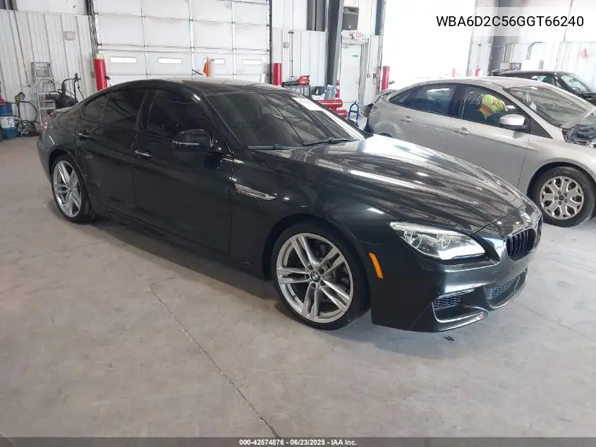 2016 BMW 640I Gran Coupe xDrive VIN: WBA6D2C56GGT66240 Lot: 42574876