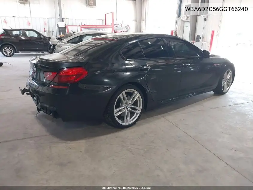 2016 BMW 640I Gran Coupe xDrive VIN: WBA6D2C56GGT66240 Lot: 42574876