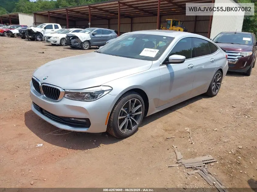 2018 BMW 640I Gran Turismo xDrive VIN: WBAJV6C55JBK07082 Lot: 42578669