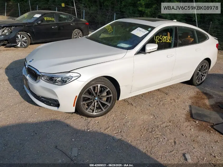 2019 BMW 640I Gran Turismo xDrive VIN: WBAJV6C59KBK08978 Lot: 42589321