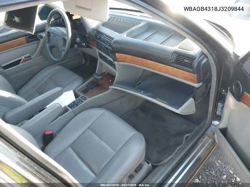 1988 BMW 735 I Automatic VIN: WBAGB4318J3209844 Lot: 42133230
