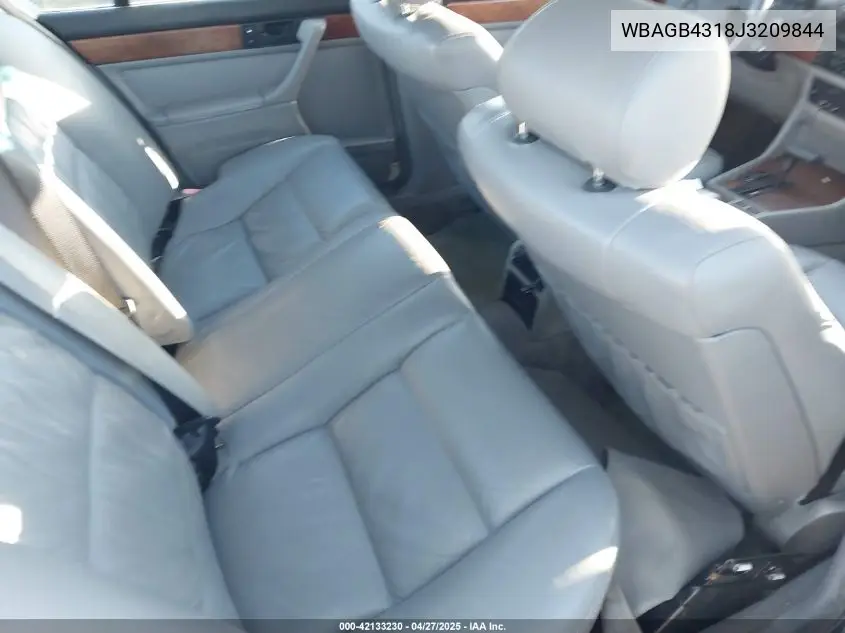 1988 BMW 735 I Automatic VIN: WBAGB4318J3209844 Lot: 42133230