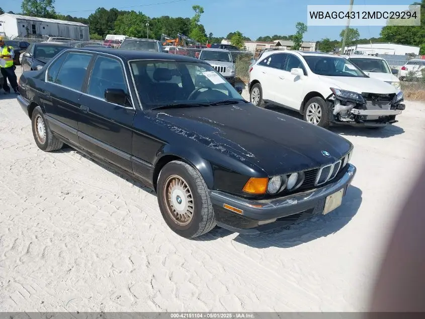 1991 BMW 735 Il VIN: WBAGC4312MDC29294 Lot: 42151104