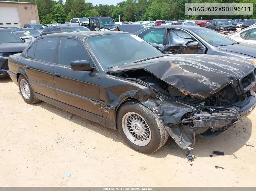 1995 BMW 740 Il VIN: WBAGJ632XSDH96411 Lot: 42387583