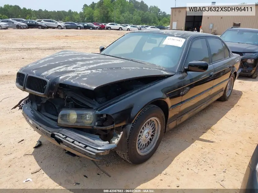 1995 BMW 740 Il VIN: WBAGJ632XSDH96411 Lot: 42387583