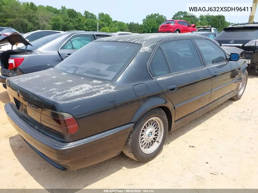 1995 BMW 740 Il VIN: WBAGJ632XSDH96411 Lot: 42387583