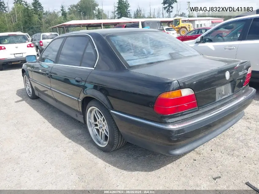 1997 BMW 740Il VIN: WBAGJ832XVDL41183 Lot: 42607923