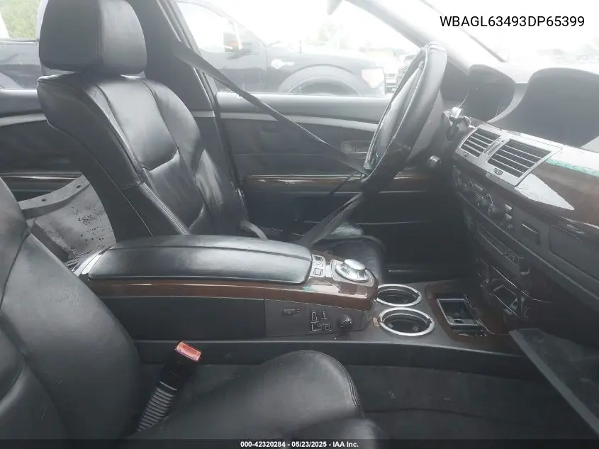 2003 BMW 745I VIN: WBAGL63493DP65399 Lot: 42320284