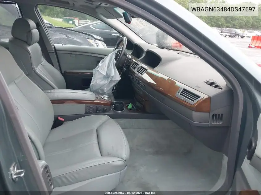 2004 BMW 745Li VIN: WBAGN63484DS47697 Lot: 42256952