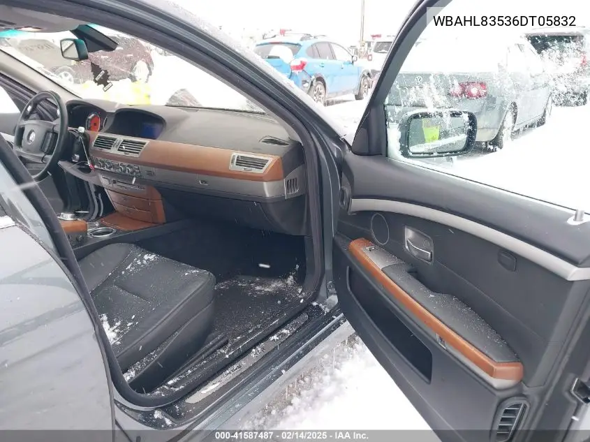 2006 BMW 750I VIN: WBAHL83536DT05832 Lot: 41587487