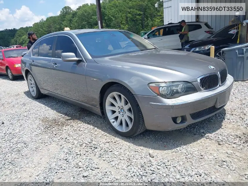 2006 BMW 750Li VIN: WBAHN83596DT33550 Lot: 42567329