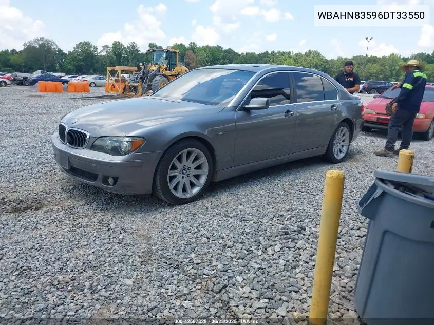 2006 BMW 750Li VIN: WBAHN83596DT33550 Lot: 42567329