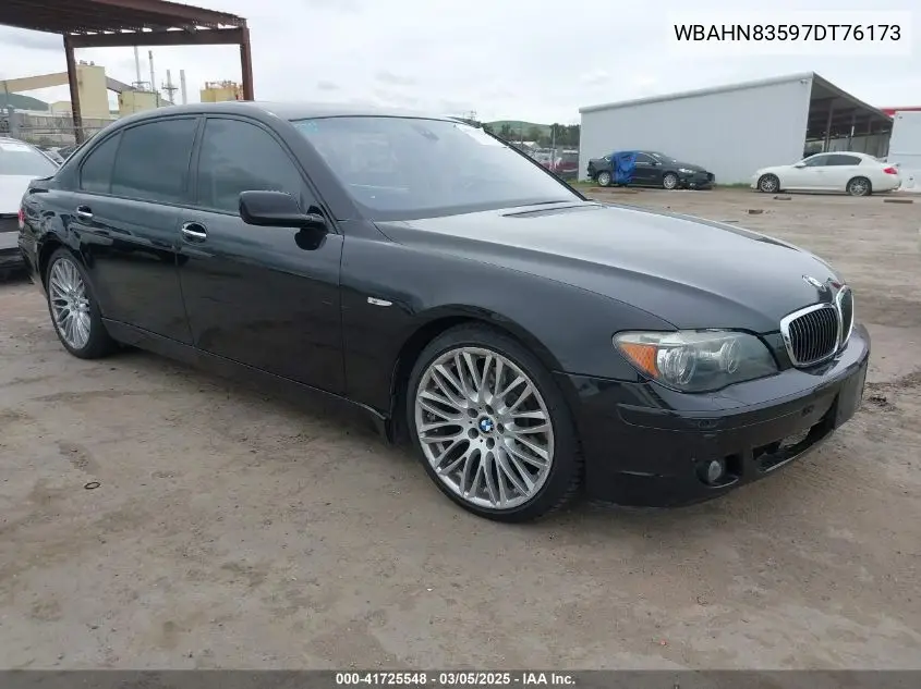 2007 BMW 750Li VIN: WBAHN83597DT76173 Lot: 41725548