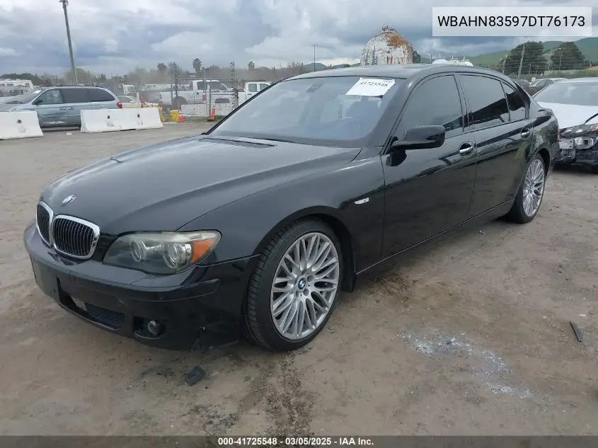 2007 BMW 750Li VIN: WBAHN83597DT76173 Lot: 41725548
