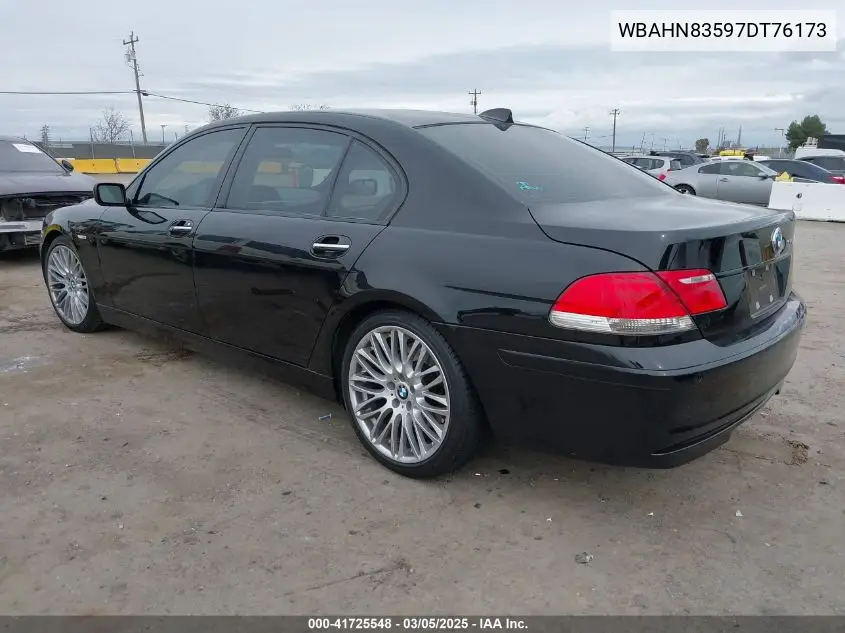 2007 BMW 750Li VIN: WBAHN83597DT76173 Lot: 41725548