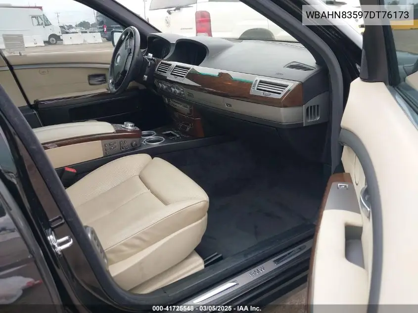 2007 BMW 750Li VIN: WBAHN83597DT76173 Lot: 41725548