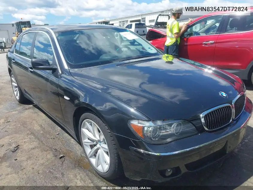 2007 BMW 750Li VIN: WBAHN83547DT72824 Lot: 42311684