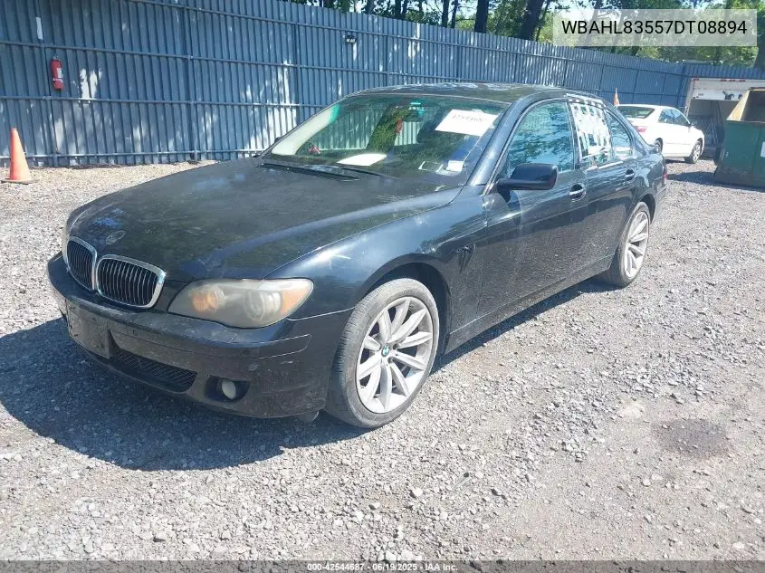 2007 BMW 750I VIN: WBAHL83557DT08894 Lot: 42544687