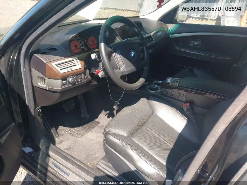 2007 BMW 750I VIN: WBAHL83557DT08894 Lot: 42544687