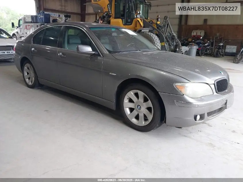 2007 BMW 750I VIN: WBAHL835X7DT08227 Lot: 42620623