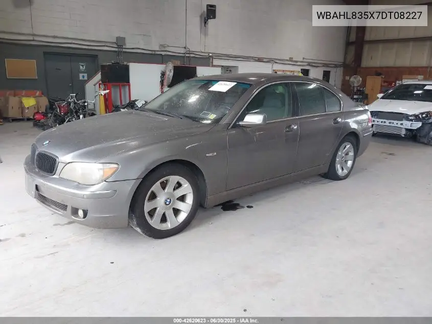 2007 BMW 750I VIN: WBAHL835X7DT08227 Lot: 42620623