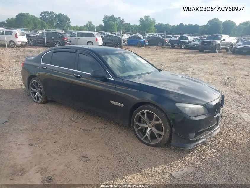 2010 BMW 750Li xDrive VIN: WBAKC8C54ACY68974 Lot: 42183526