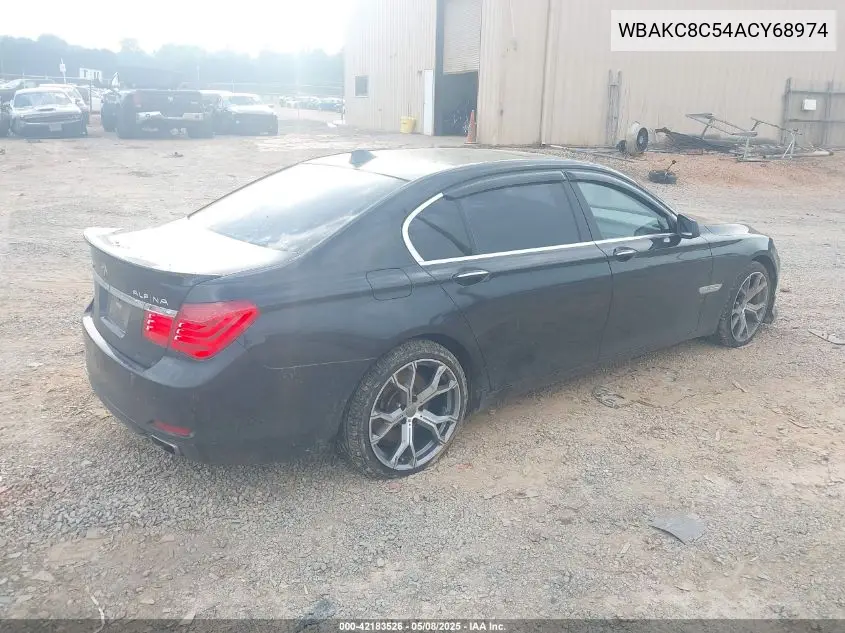 2010 BMW 750Li xDrive VIN: WBAKC8C54ACY68974 Lot: 42183526