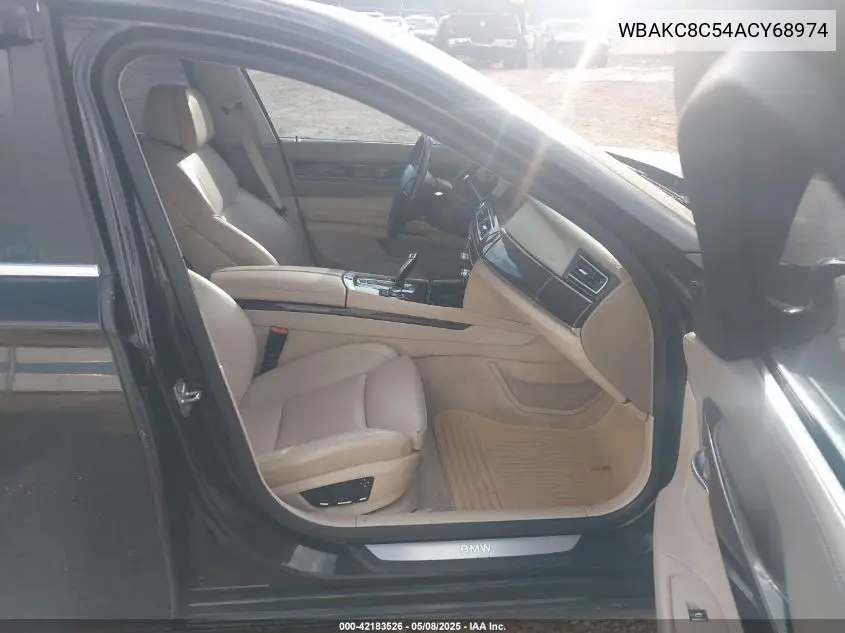 2010 BMW 750Li xDrive VIN: WBAKC8C54ACY68974 Lot: 42183526