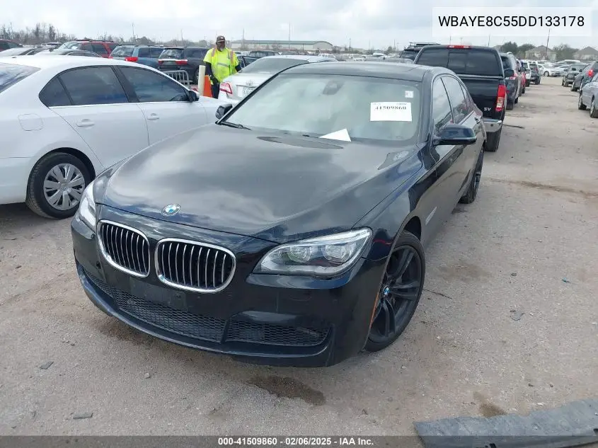 2013 BMW 750Li VIN: WBAYE8C55DD133178 Lot: 41509860