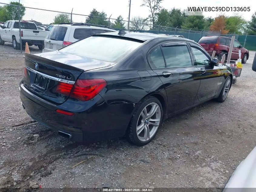 2013 BMW 750Li VIN: WBAYE8C59DD133605 Lot: 42179893