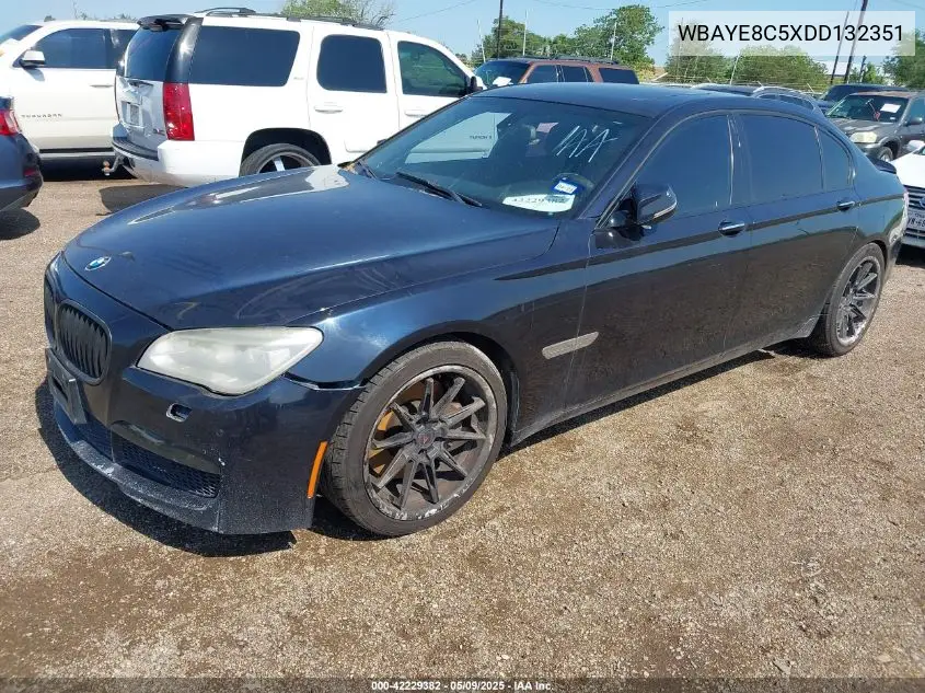 2013 BMW 750Li VIN: WBAYE8C5XDD132351 Lot: 42229382